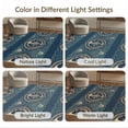 thumbnail image 7 of ODIKA 9'x12' Washable Area Rug Boat Ocean Hooked Compass Navigation Theme Traditional Sailing for Dining Room, Basement, Large Office, Non-Slip Chair-Friendly, 7 of 7