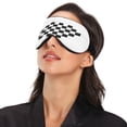 thumbnail image 3 of IAUYY Sleep Mask, Super Soft Eye Masks with Adjustable Strap, Lightweight Comfortable Blindfold,Perfect Blocks Light for Men Women Checkered Flag Vector Logo, 3 of 7