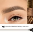 thumbnail image 4 of Lápiz para cejas Espoce, paquete de 2, resistente al agua, microblading, tono medio, 4 of 9