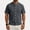 Gray, variant on FRSASU Men's Dress Shirts Short Sleeve Button Down Mandarin Collar Shirt Solid Casual Summer Vacation Tops White