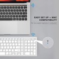 thumbnail image 3 of GHSDFBB Bluetooth Wireless Rechargeable Keyboard: Ultra Slim Full Size Ergonomic Keyboard for Mac,Laptop,Desktop,iPad,iOS,Windows 10/8/7, 3 of 7