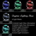 thumbnail image 4 of 3D Solar System Crystal Ball with LED Colorful Lighting Touch Base, Solar System Model Decor Science Astronomy Gifts God Bless The World Easter Religious Space Gifts Decor, 4 of 14