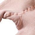 thumbnail image 5 of Seyurigaoka Toddler Baby Girls Knitted Pantyhose Bowknot High Waist Ribbed Leggings Trousers Autumn Winter Warm Tights, 5 of 9