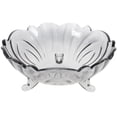 thumbnail image 1 of 1pc European Style Crystal Glass Fruit Plate Salad Nut Tray (Transparent), 1 of 8