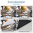 thumbnail image 4 of Stylish Absorbent Pads for Pet Accidents, Hawaiian Rainforest Patterns That Hide Stains, Machine Washable, 24" x35", 4 of 8