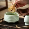 thumbnail image 7 of Clearance Sale! Japanese Matcha Bowl Handmade Matcha Matcha Cup With Spout Suitable Restaurants Green Glass&Bottle Practical Home Decor 4.9" X 2.8", 7 of 7