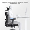 thumbnail image 4 of Silla de oficina SIHOO M18 ergonómica para personas grandes y altas, 4 of 8