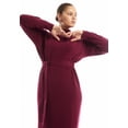 thumbnail image 3 of June & Vie Women's Plus Size Turtleneck Sweater Dress, 3 of 3
