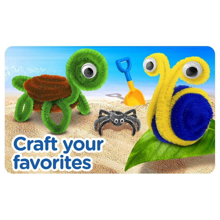 300 Pcs Arts and Crafts Kit for Kids Ages 4-8 - Create 21 Animal
