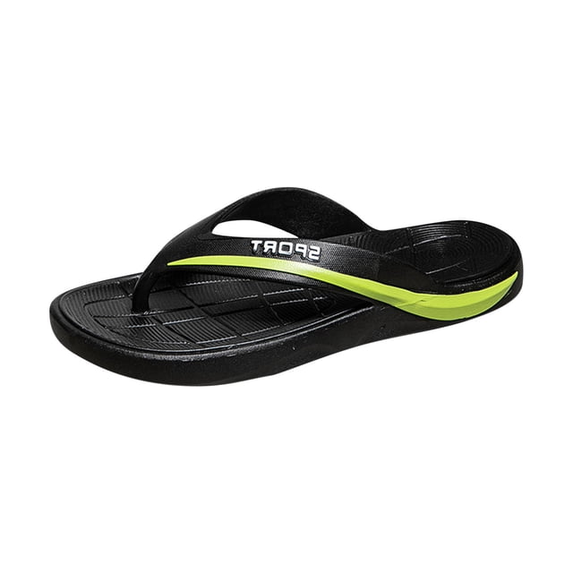 Mens Fashion Casual Spring And Summer Soft Bottom Non-Slip Beach Outdoor Wear Clip-Toe Open-Toe Trendy Flip-Flops