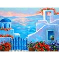 thumbnail image 1 of Taladro Pintura Diamante (DE2424) DIY Mosaico Paisaje Casa Kit De Resina Redondo Completo (B) 20X30cm Hugtrwg Para estrenar, 1 of 1