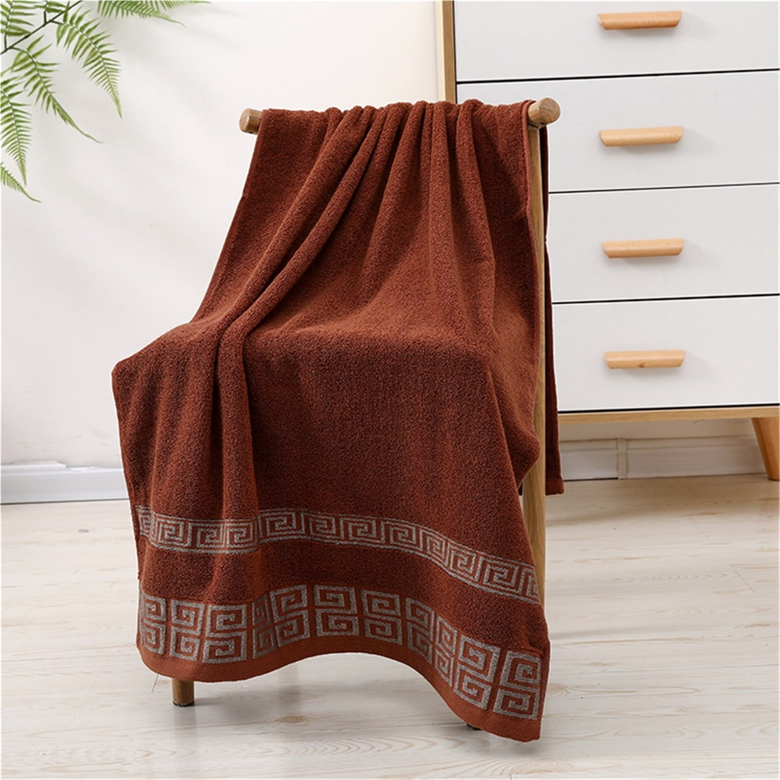4 Pack Luxurious 100% Cotton Bath Towel Set, Ultra-Soft and Highly Absorbent, 400 Gsm Perfect for Couples and Bathroom Decor