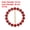 Red, variant on Uxcell 10Pcs Silk Scarf Ring Clip Bling Rhinestone T-Shirt Clips Tie Waist Knotted Buckle Rings Metal Circle Buckles for Women Red