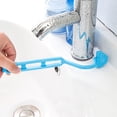 thumbnail image 3 of Worallymy, 2 uds., cepillo de baño tipo S, limpieza de inodoros, tipo de flexión de esquina, cepillo de limpieza suave Worallymy JD735795130, 3 of 7