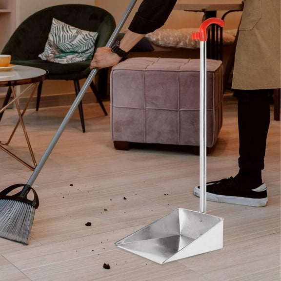 Homoyoyo 1Pack Plastic Dustpan with Long Handle for Home Office Garage Balcony Cleaning 72.0x26.5x26.0in