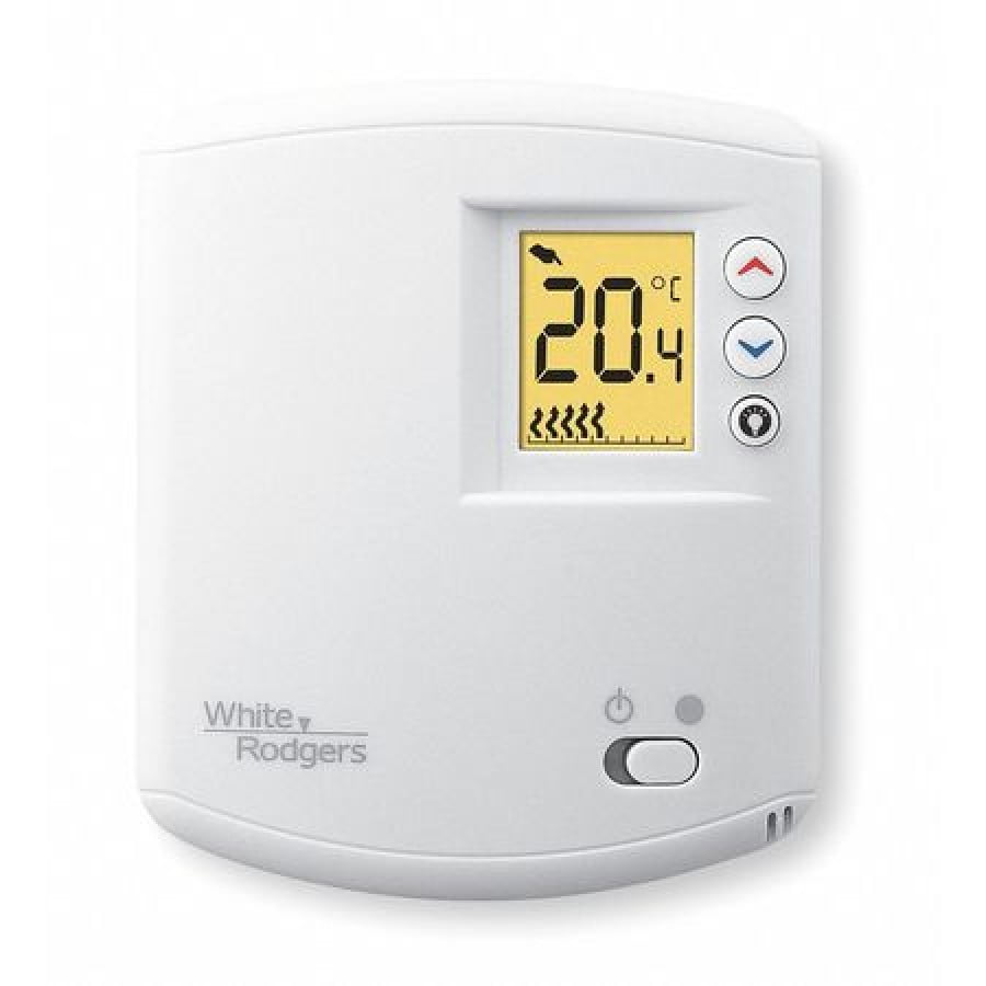 EMERSON 1E65144 Line Voltage Thermostat, Open on Rise, Vertical, SPST