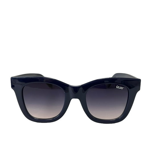 Quay Australia After Hours Sunglasses Square Navy Pink Fade