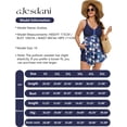 thumbnail image 6 of a.Jesdani Women Plus Size Swimsuit Two Piece Tummy Control Bathing Suits Flowy Tankini Swimwear with Drawstring Boys Shorts Swim Dress Blue 2X, 6 of 12