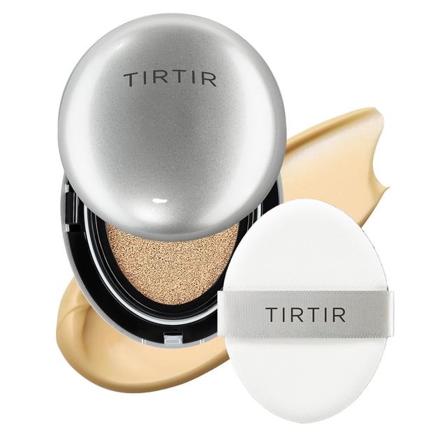 Cushion Foundation TIRTIR Mask Fit Aura Silver #24W Soft Beige