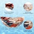 Colorful Flower Petals Men Swimsuit Briefs, Quick Dry Swimwear Bikini