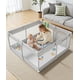 thumbnail image 1 of Playpen Fodoss para bebés y niños pequeños, color beige, con asa de tracción, 1 of 8