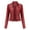 Red winter coats for women, variant on Usmixi 2023 Winter Womens Leather Coats Womens Bomber Jackets Fashion Stand Neck Open Front Zipper Leather Coats Winter Long Sleeve Pocket Plus Size Solid Lightweight Faux Fur Jackets Up to 65% off
