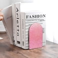 thumbnail image 6 of Pofeuu Sparkly Glitter Print Large Bookend Hold Heavy Books- Wood Bookends for Heavy Books Heavy Duty Book Ends Wood Bookends for Office Desk Non-Skid, 6 of 7