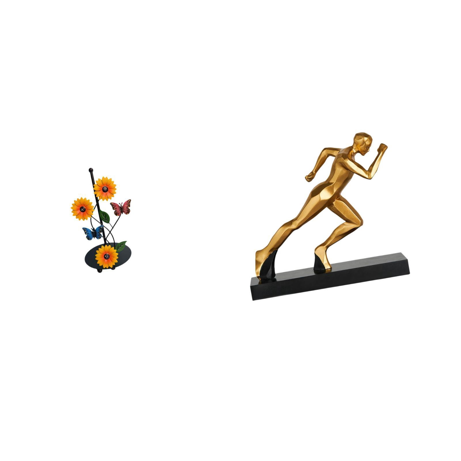 Fiocias Toilet Paper Holder Paper Towel Holder Countertop Runner Statue Abstract Art Sculpture Figurine Iron Resin Material Suitable for Living Room Bedroom O