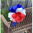 thumbnail image 5 of Red, White & Blue Pull Bows - 9" Wide, Set of 6, Memorial Day, 4th of July, Wreath, USA, Christmas, President's Day, 5 of 7