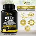 thumbnail image 5 of X Gold Health Vitamin D3 + K Complex Supplement: Vitamin D3 5000 IU with Vitamin K2 MK7, MK4 and K1 Capsules, 120 Count, 5 of 5