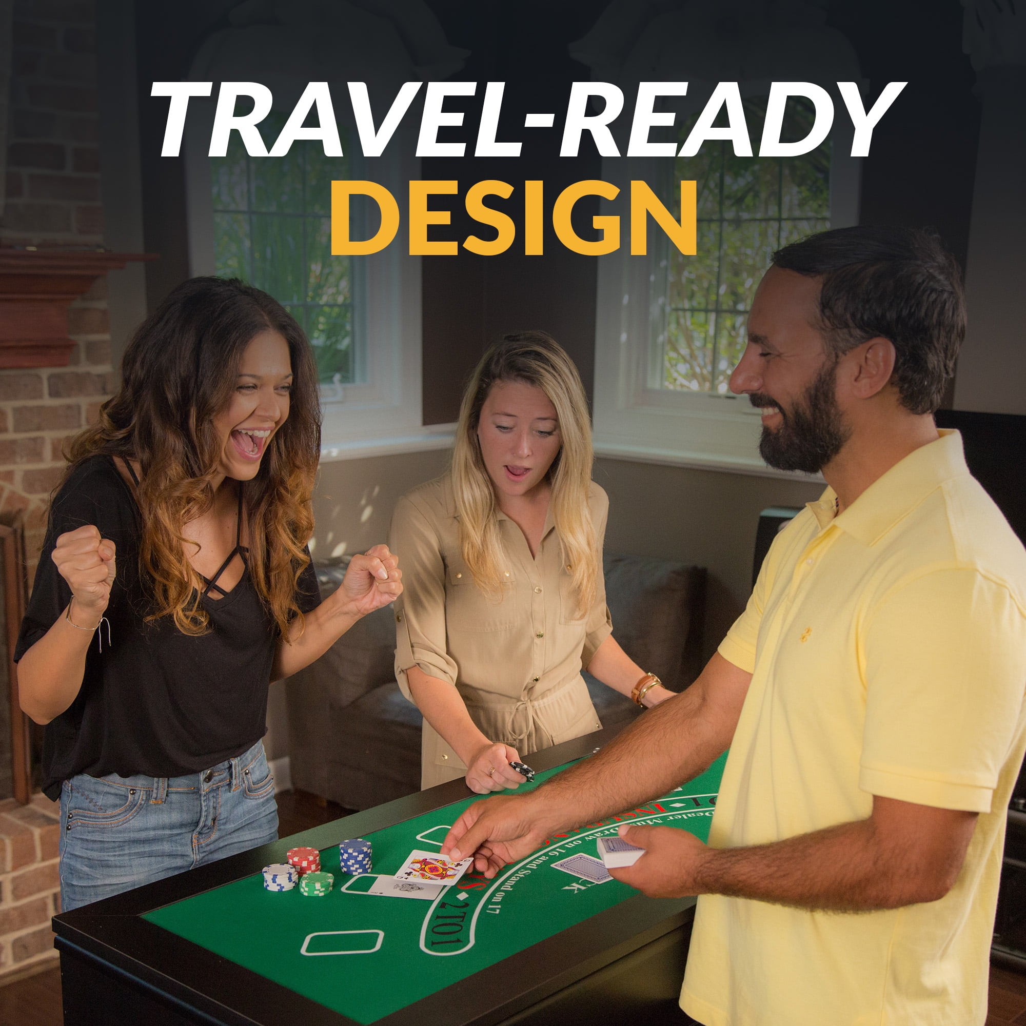 Hathaway Revolver 4-in-1 Multi-Game Table, 40-in