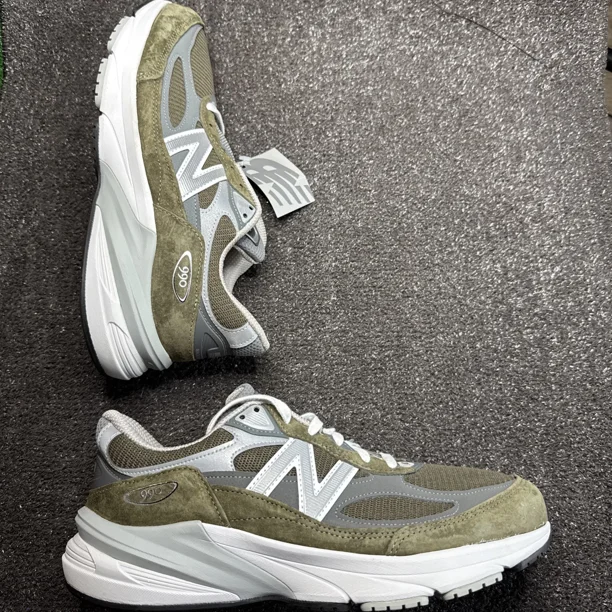 New Balance 990v6 Men’s Size 10 D Med Running Shoe ‘Olive Mesh’ Made In USA