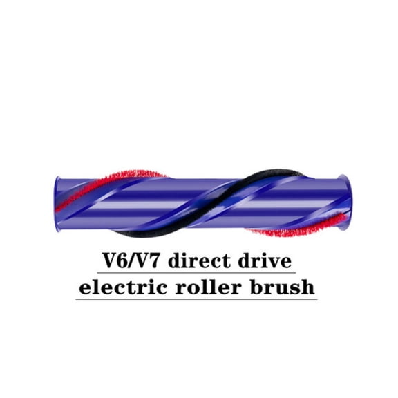 Direct drive carbon fiber roller brush accessories compatible with Dy*son V6 V7 V8 V10 V11 vacuum cleaner