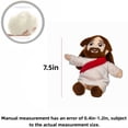 thumbnail image 3 of Magnetic Shoulder Jesus Plush Toy Doll-Themed Religious Toy for Church，Home Decor Gifts Easter, 3 of 4