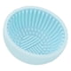 thumbnail image 5 of Cuenco limpiador de brochas de maquillaje, cepillo de manicura suave y Flexible, cuenco limpiador de silicona para salón de casa, azul, 5 of 14