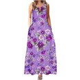thumbnail image 1 of Vestido de tirantes de camisola con estampado de manga corta con estilo de verano para mujer OAVQHLG3B Store  lin121212, 1 of 4