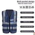 thumbnail image 3 of A-SAFETY 21 colors High Visibility Reflective Work Safety Vest（XS-8XL), 3 of 4