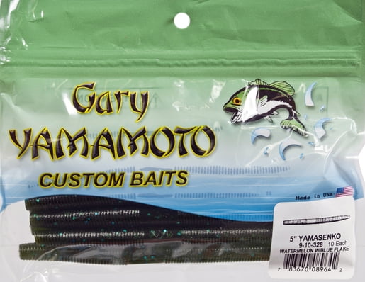 Gary Yamamoto 3" Yamasenko Watermelon No Flake 10 Count 