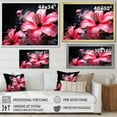 thumbnail image 4 of Designart "Pink Black Botanical Euphony" Abstract Botanicals Wall Decor, 4 of 5