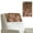 Bohemian Flower Butterfly Brown, variant on COEQINE Recliner Headrest Covers PU Leather Headrest Protector with Hook and Loop Straps, Universal Head Rest Covers for Recliner Home Decor, 17x27 Inch, Gingerbread Man Snowman House Red