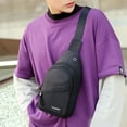thumbnail image 3 of Men Shoulder Bag Versatile Sports Crossbody for Daily Use Trendy Stylish Functional Travel Backpack, 3 of 7