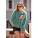 thumbnail image 4 of Abrigo PRETTYGARDEN 2025 Invierno Forro Polar Corto de Piel Sintética Talla L, 4 of 8