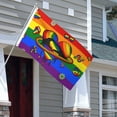 thumbnail image 2 of Rainbow Pride Flag 3x5 Ft - Inspirational Outdoor Decoration for Home, Garden, Yard, or Events - Durable Polyester with Brass Grommets, 2 of 5