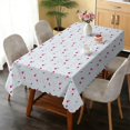 thumbnail image 6 of Rectangular Tablecloth 60x84 Inch – Waterproof Polyester Printed Table Cover, Wrinkle Resistant, Washable for Kitchen & Dining, Colorful Geometry Pattern, 6 of 6