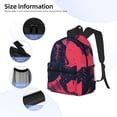 thumbnail image 3 of Easygdp Rock Skull Guitarist Mochila Casual para Portátil, Mochila para Escuela, Viajes, Negocios, 3 of 6