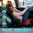 thumbnail image 3 of Car Seat Heater, USB Heated Seat Cushion  for Office Chair Outdoor Home, Winter Heated Car Seat Cover with Timer Auto Shut Off, Portable Seat Warmer  for Vehicle Truck SUV, Car Seat Heaitng Pad, 3 of 8