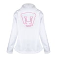 thumbnail image 2 of OLD SCHOOL SPORTS Pumas UNAM Chamarra Rompevientos Sport Blanco/Fucsia Mujer OLD SCHOOL SPORTS Pumas de la UNAM Pumas UNAM Sport repelente al agua, 2 of 4