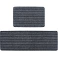 thumbnail image 2 of Tapis d'Évier avant, Ensemble de 2 Tapis de Cuisine Antidérapants, Design Rainuré, Entrée Absorbante, 2 of 4