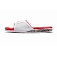 thumbnail image 3 of MENS N I-K-E Jo r-dan HYDRO III 3 RETRO WHITE RED CEMENT SLIDES SANDALS - Size 11, 3 of 6