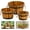 Natural_round Wood Planter Pots_rope Handle, variant on Set of 3 Wooden Flower Boxes Outdoor, Durable Acacia Wood Barrel Planters for Outdoor Plants with Ergonomic Handles, Drainage Holes, Multiple Sizes Wood Bucket Planter Light Brown